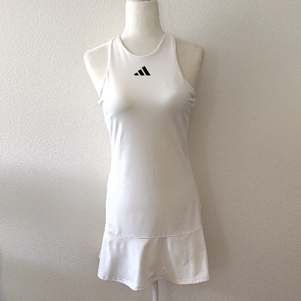 Adidas Women's Heat-Dry Classic White Sports Dress Size Small